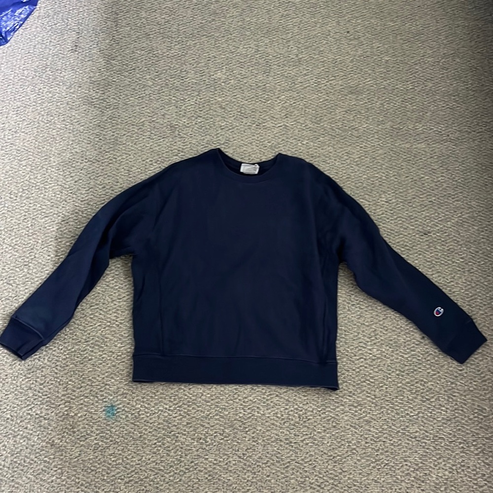 Navy Champion Sweatshirt